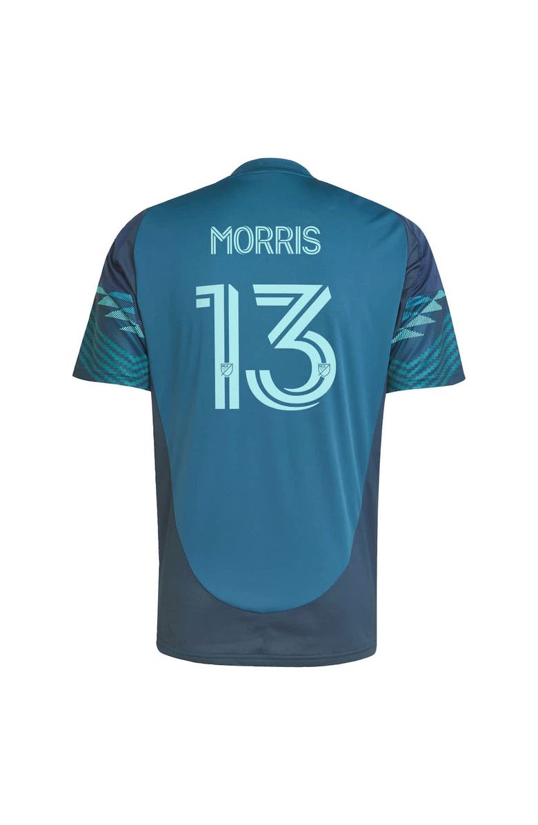 adidas Men's adidas Jordan Morris Blue Seattle Sounders FC 2025 The Salish Sea Kit Replica Player Jersey, Alternate, color,