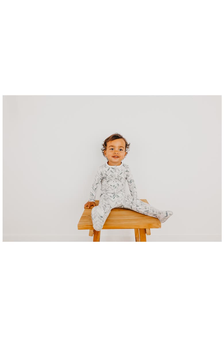 Zip-Up Footie Pajamas, Alternate, color, ALTA