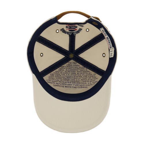 Blue Marlin Havana Cuban Stars 1909 Baseball Cap In White