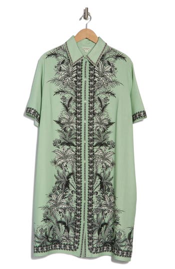 Shop Max Studio Short Sleeve Shirtdress