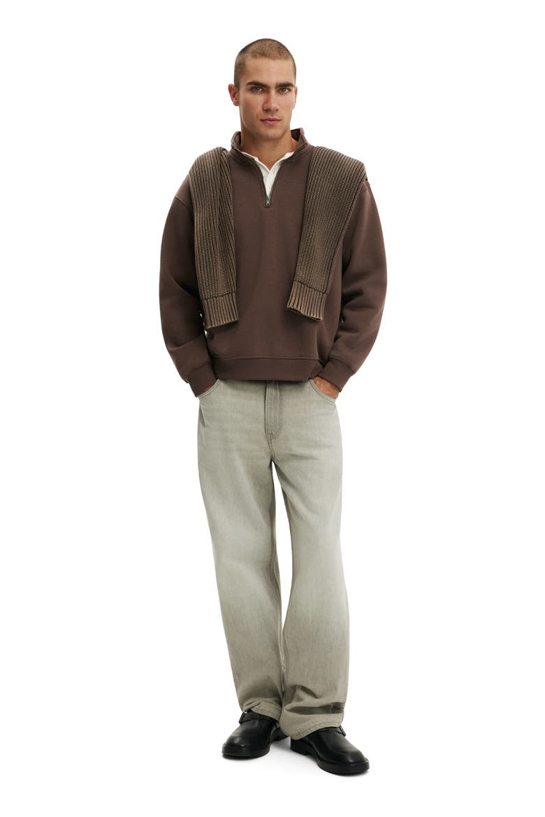 Men's 1/4 Zip Fleece, Alternate, color, Espresso