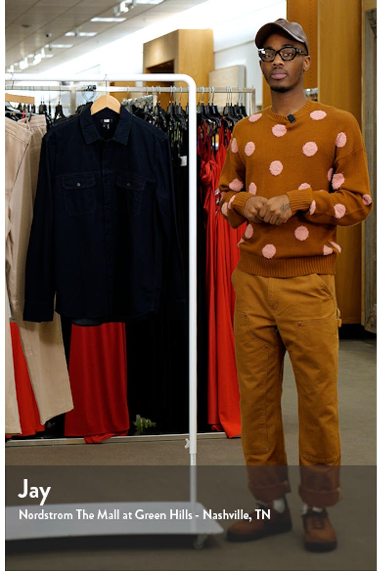 Abraham Cotton Blend Button-Up Shirt video