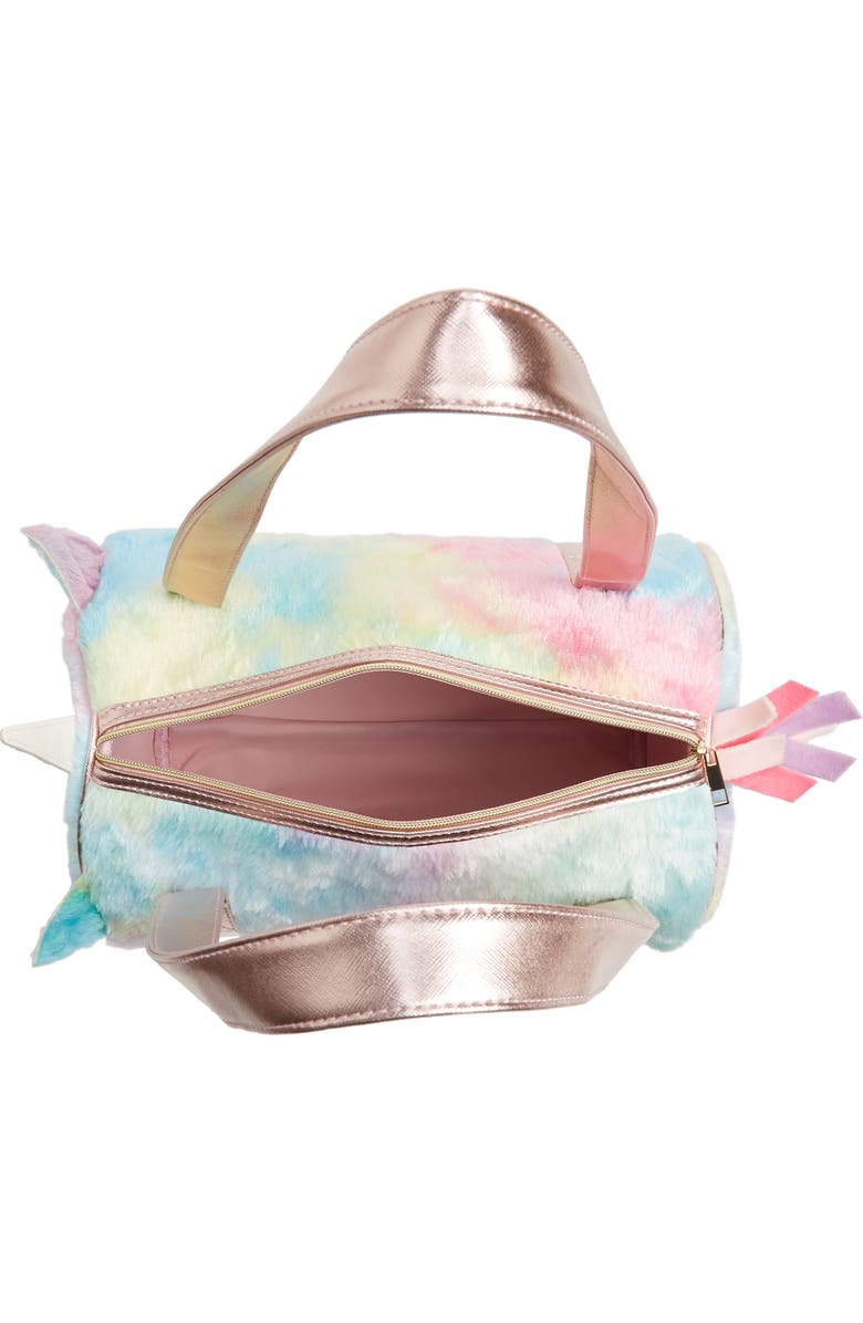 Under One Sky Kitty Faux Fur Weekend Duffle Bag, Alternate, color,