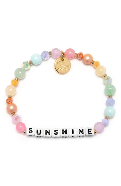 Sunshine Beaded Stretch Bracelet