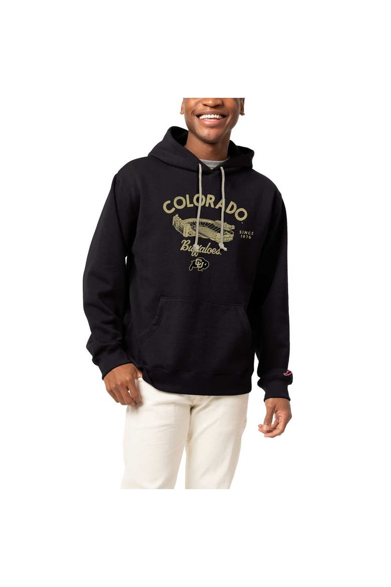 Men's League Collegiate Wear Black Colorado Buffaloes Stadium Essential Pullover Hoodie, Alternate, color, Black