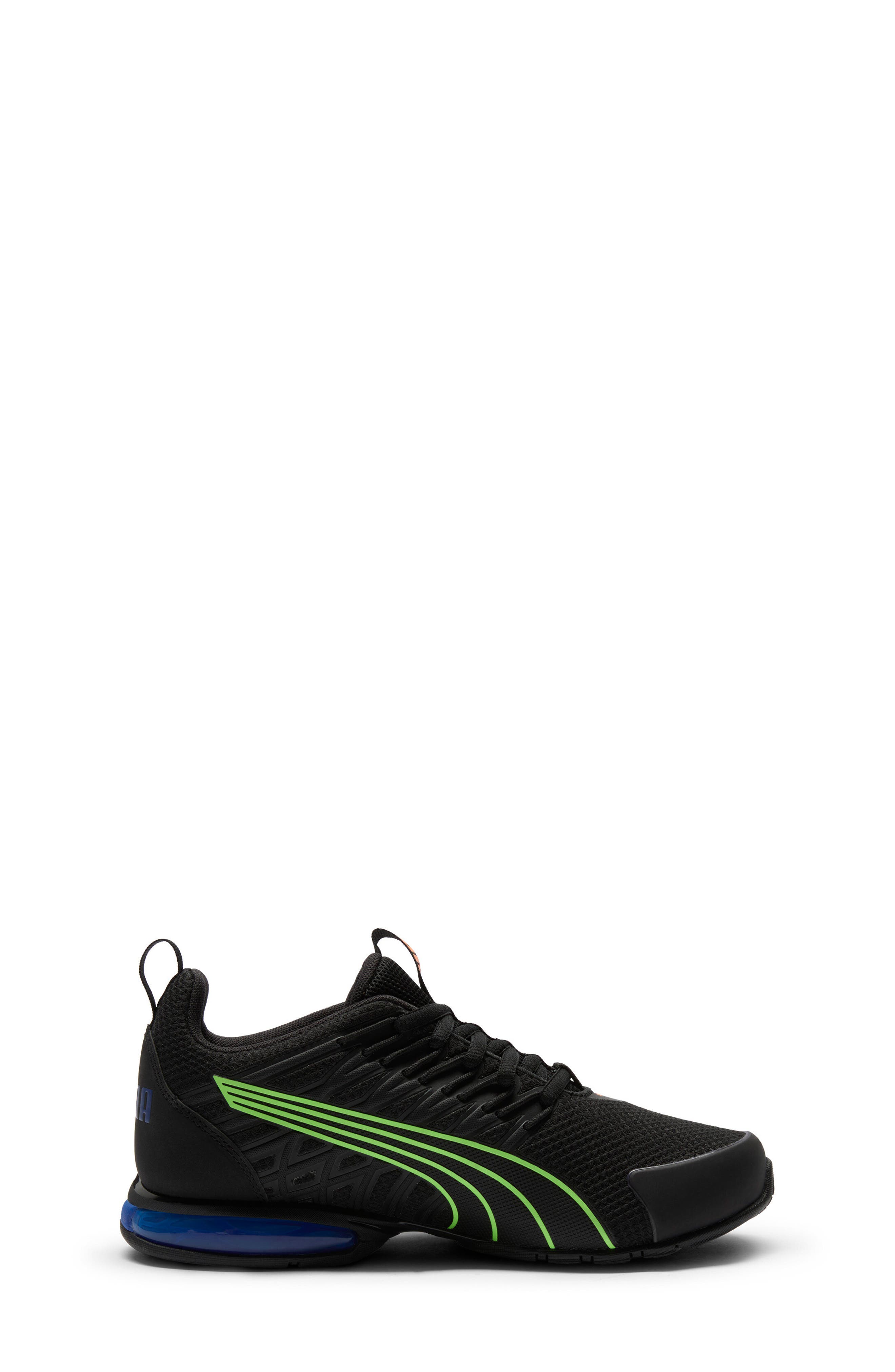 PUMA Kids' Voltaic Evo Sneaker, Alternate, color, Puma Black/ Green Glare