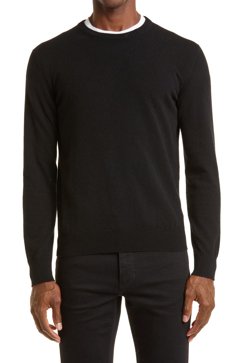 ZEGNA Oasi Cashmere Sweater, Main, color, Black