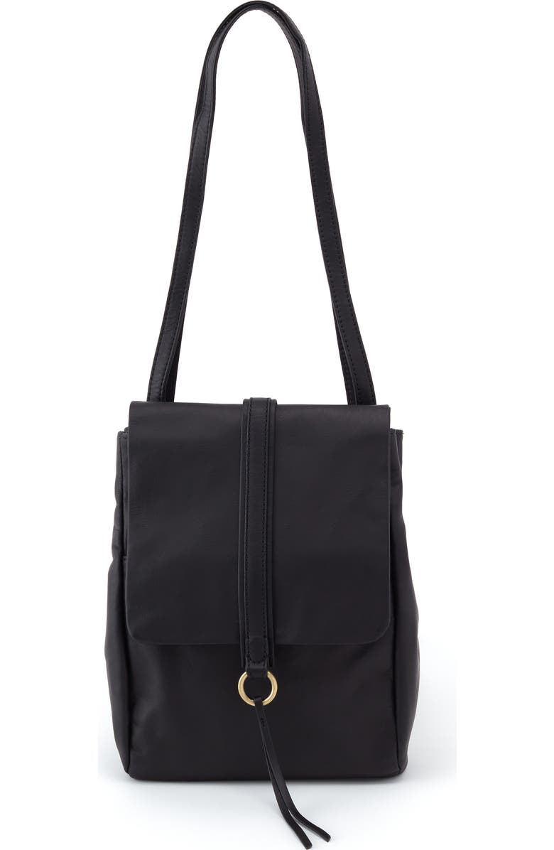 HOBO Bridge Convertible Leather Messenger Bag, Main, color,