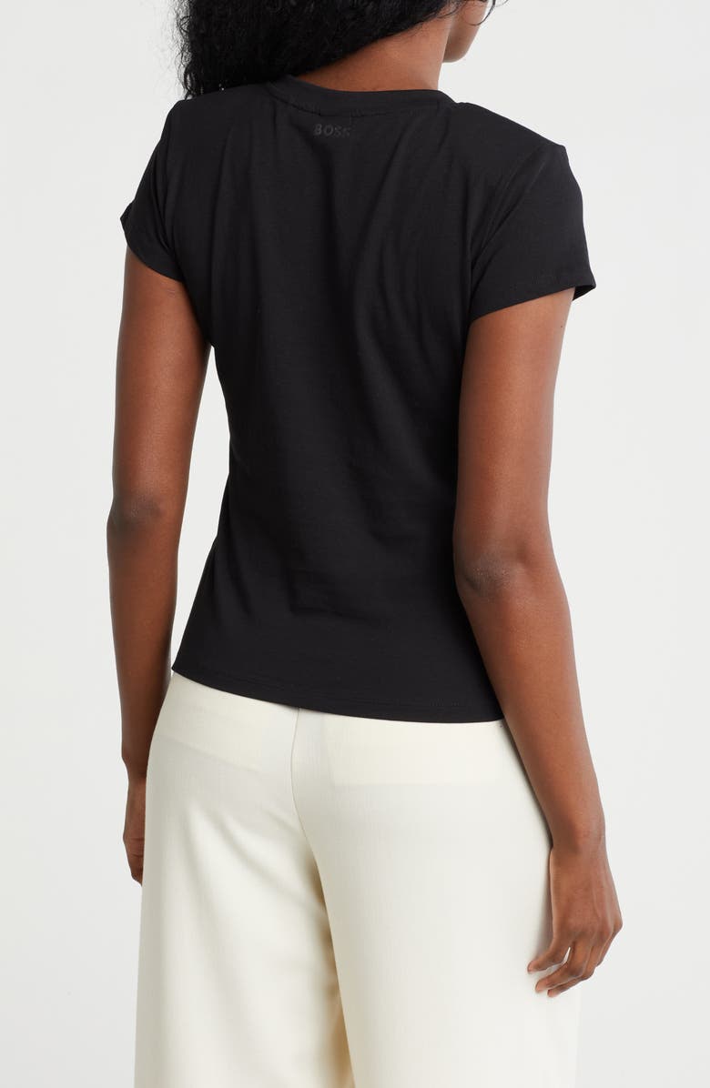 BOSS Orange Studded V-Neck T-Shirt, Alternate, color, 