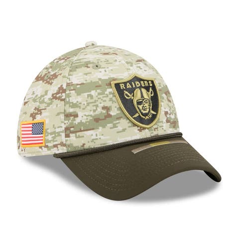 Men's New Era  Camo Las Vegas Raiders 2025 Salute to Service 39THIRTY Flex Hat