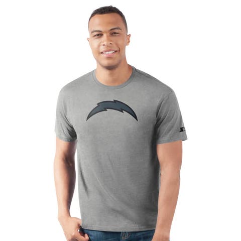 Men's Starter  Heather Gray Los Angeles Chargers Prime Time T-Shirt