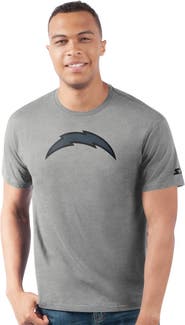 STARTER Men's Starter  Heather Gray Los Angeles Chargers Prime Time T-Shirt