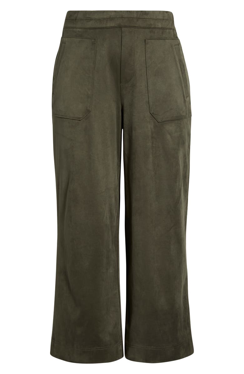 Wit & Wisdom Skyrise Patch Pocket Wide Leg Pants, Alternate, color, Laurel Wreath
