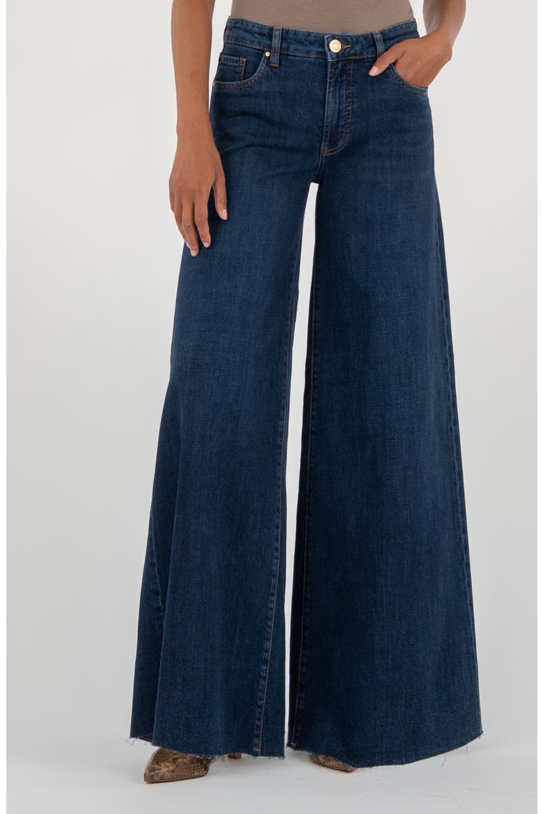 Blake High Waist Superwide Leg Jeans, Main, color, INDISPUTABLE