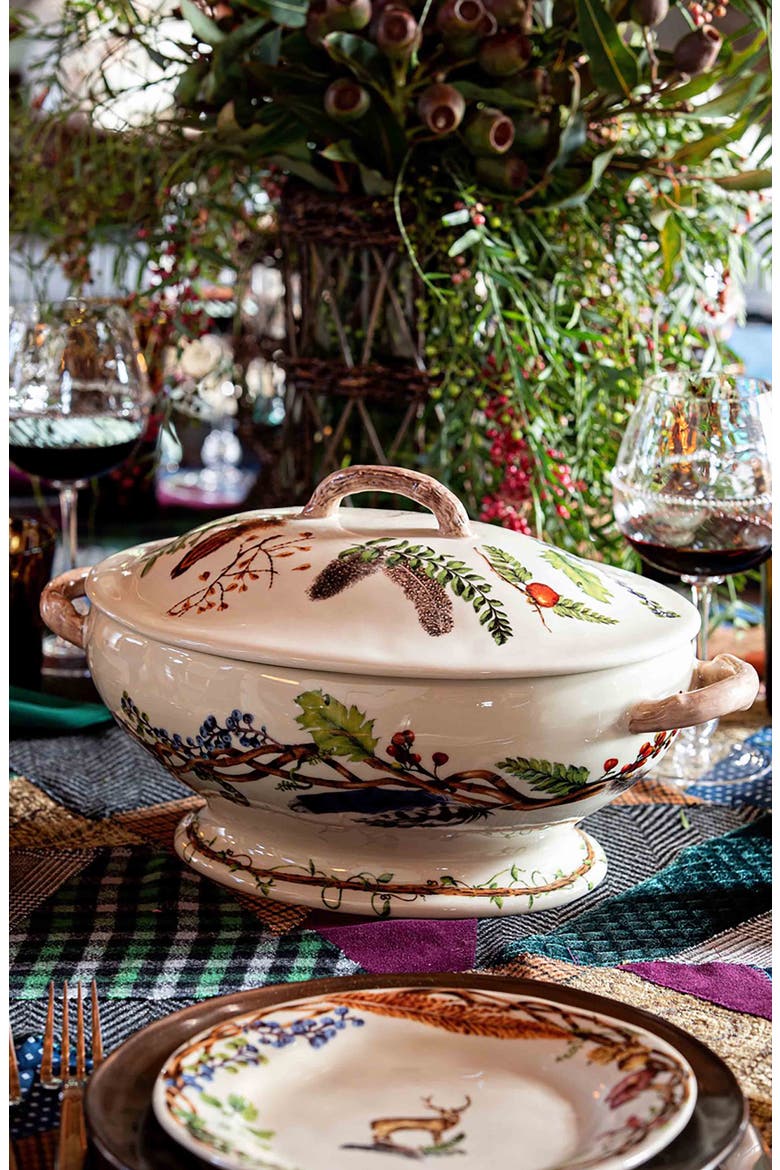 Forest Walk Soup Tureen, Alternate, color, CAFE AU LAIT