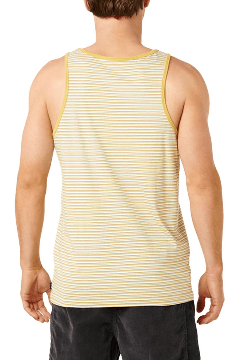 Stripe Cotton Tank, Alternate, color, BONE