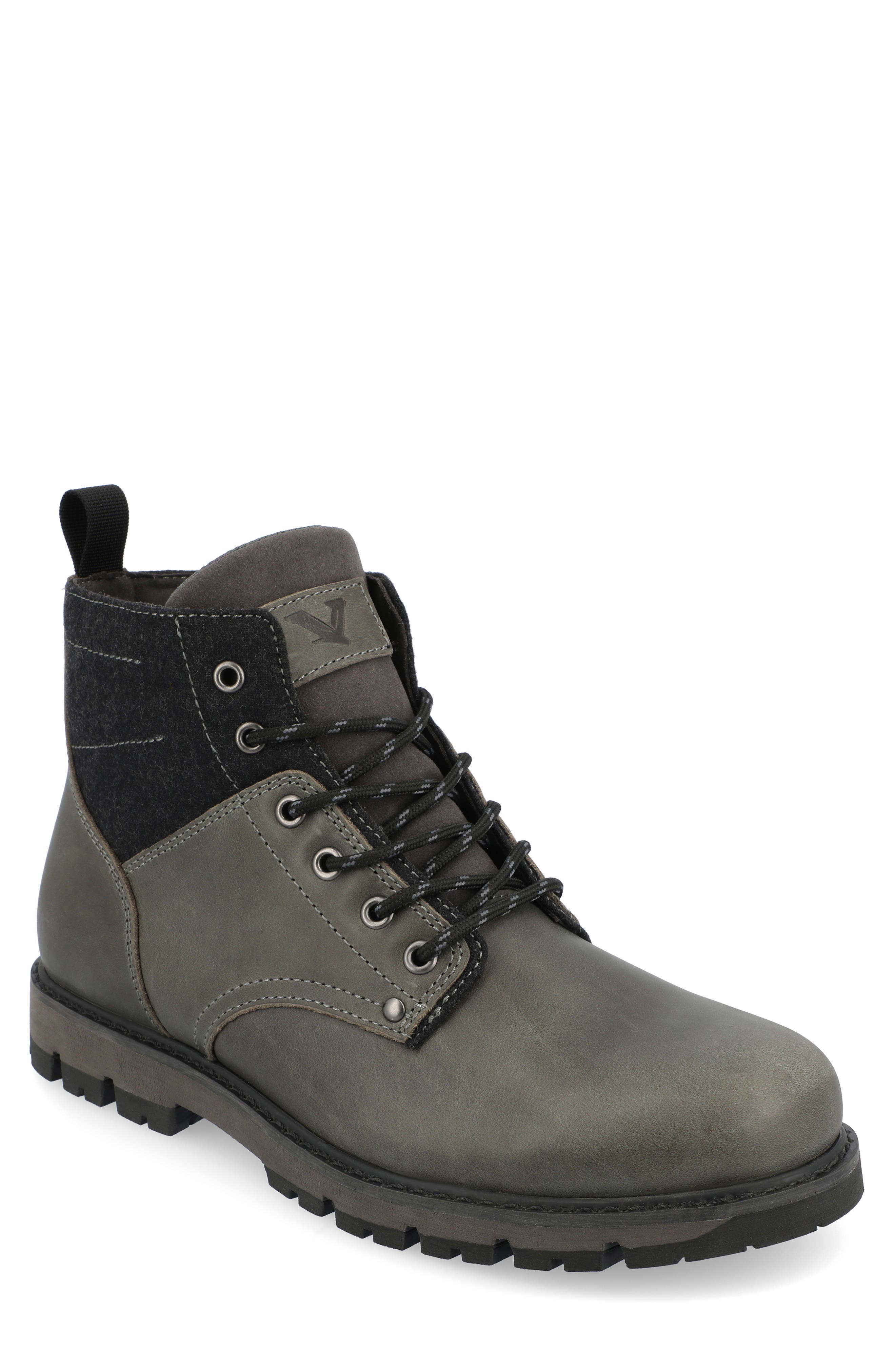TERRITORY BOOTS Redline Water Resistant Plain Toe Lace-Up Boot, Main, color, 