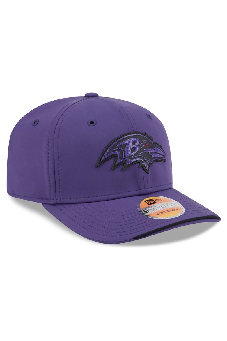 Men's New Era Purple Baltimore Ravens 2026 Sideline 9SEVENTY Adjustable Hat, Alternate, color, Purple