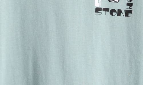 Volcom Kids' Cornerstone Cotton Graphic T-shirt In Blue