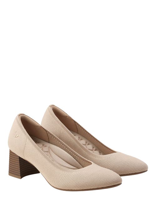 Vivaia Almond Toe Block Heel