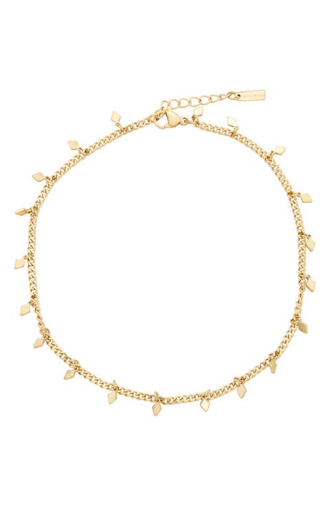 Rhombus Charm Anklet