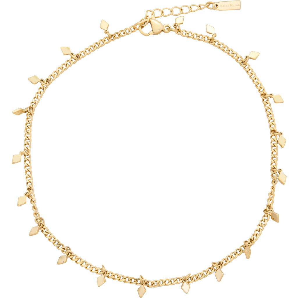 St. Moran Rhombus Charm Anklet