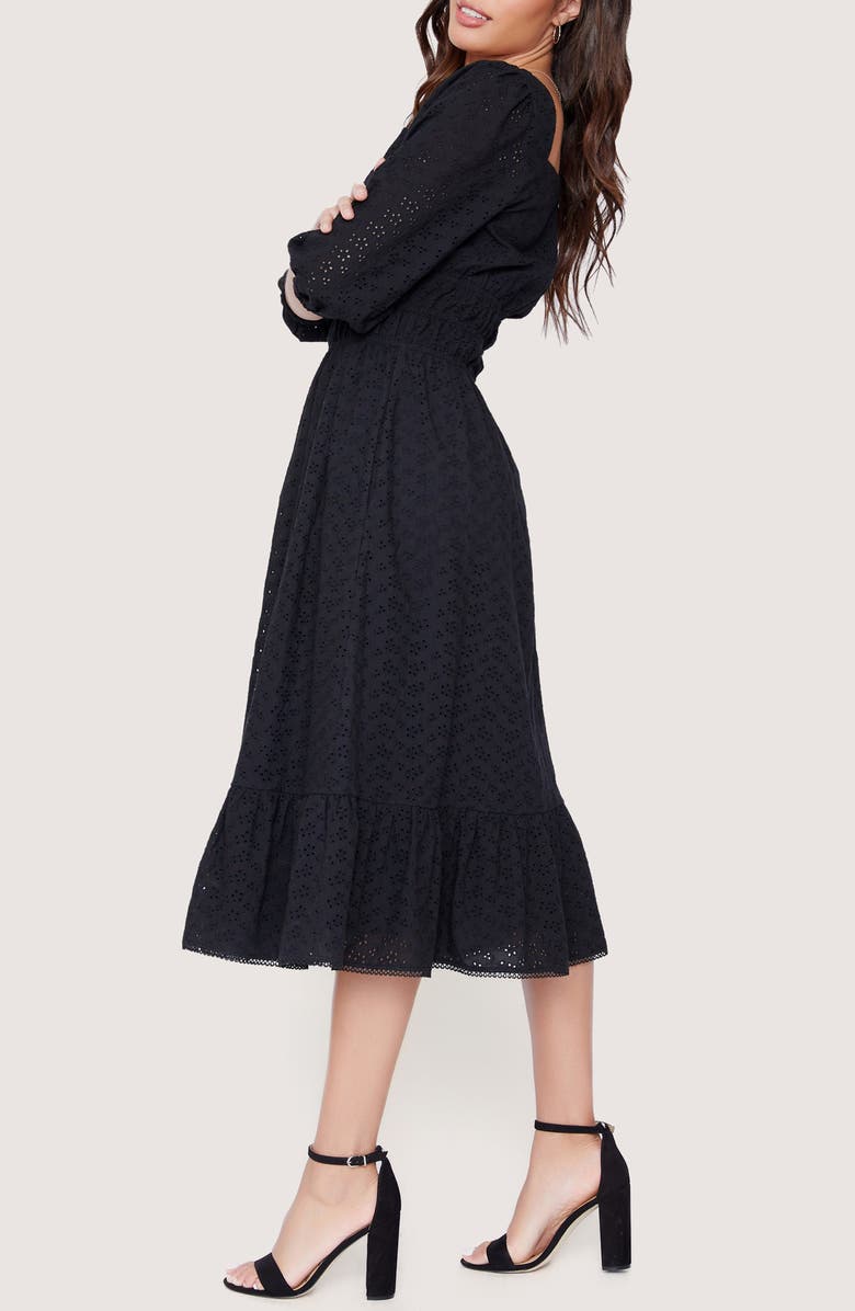 Lost + Wander Mystery Love Midi Dress, Alternate, color, 