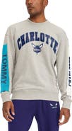 TOMMY JEANS Men's Tommy Jeans Gray Charlotte Hornets James Patch Pullover Sweatshirt