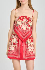 WAYF Luna Floral Scarf Camisole