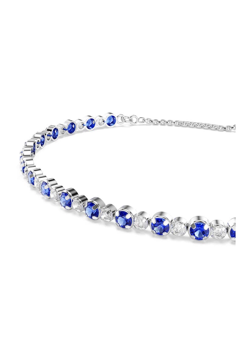 Matrix Slider Tennis Bracelet, Alternate, color, BLUE/ SILVER