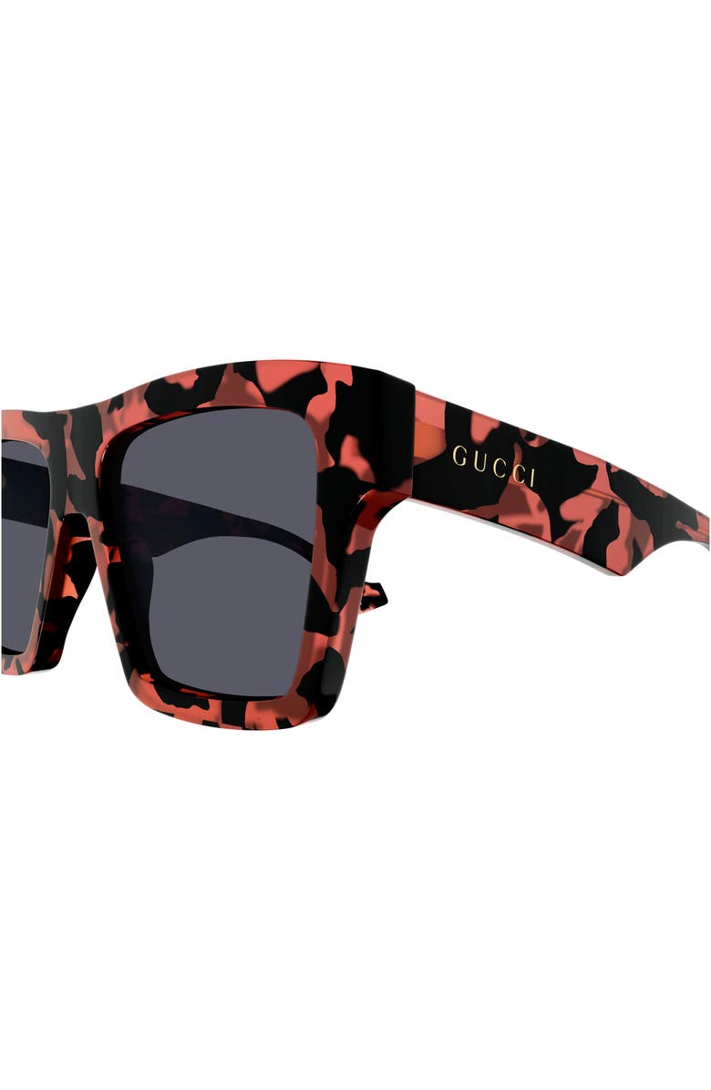 Gucci Square Sunglasses, Alternate, color, 