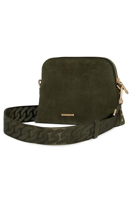 Rebecca Minkoff Darren Dome Leather Crossbody Bag In Green
