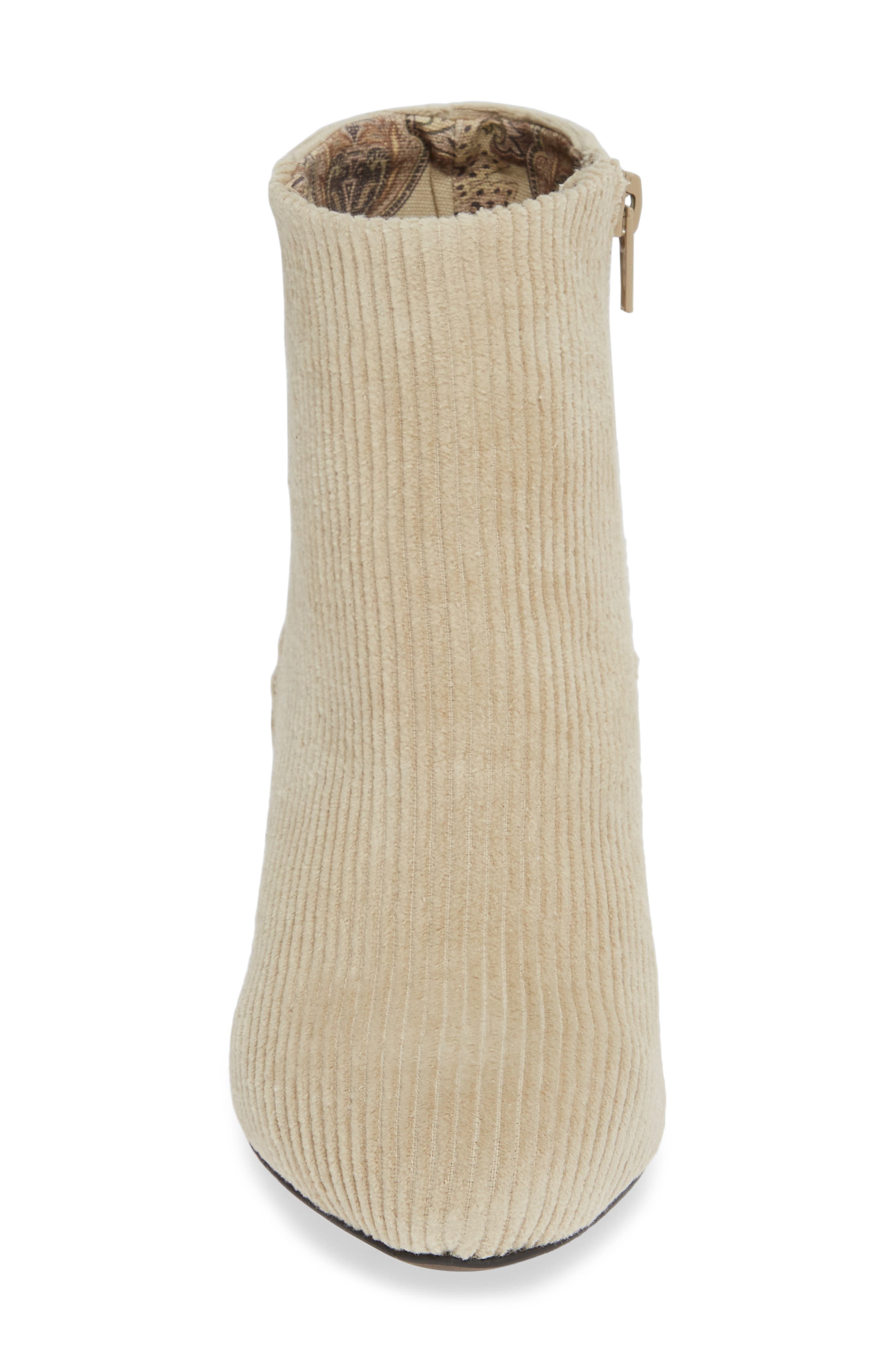 Band of Gypsies Andrea Bootie, Alternate, color, WINTER WHITE CORDUROY