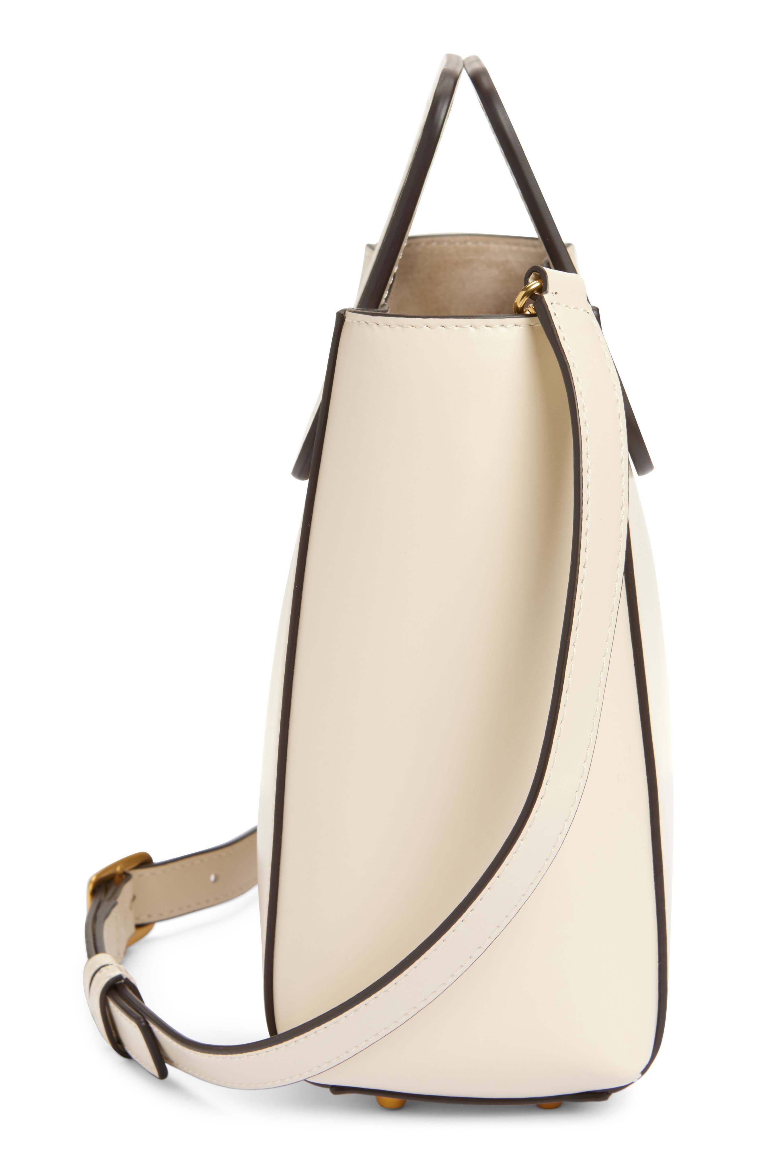 STAUD Mini Shirley Leather Satchel, Alternate, color, 