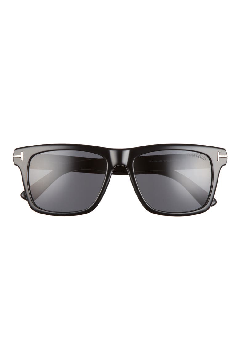 Buckley-02 56mm Square Sunglasses, Main, color, SBLK/ SMK