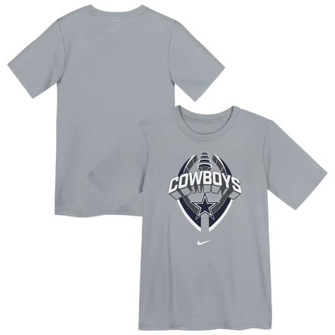 Preschool Nike Gray Dallas Cowboys Icon Legend Performance T-Shirt