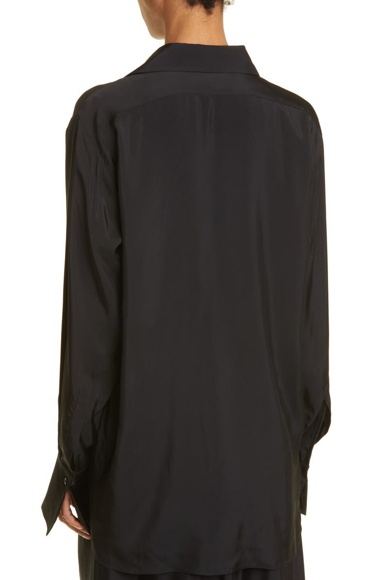 Jil Sander Relaxed Fit Tuxedo Shirt, Alternate, color,