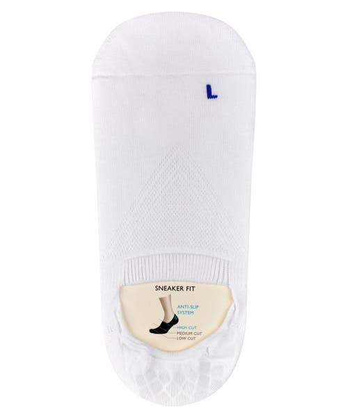 Falke Cool Kick No Show Socks In White