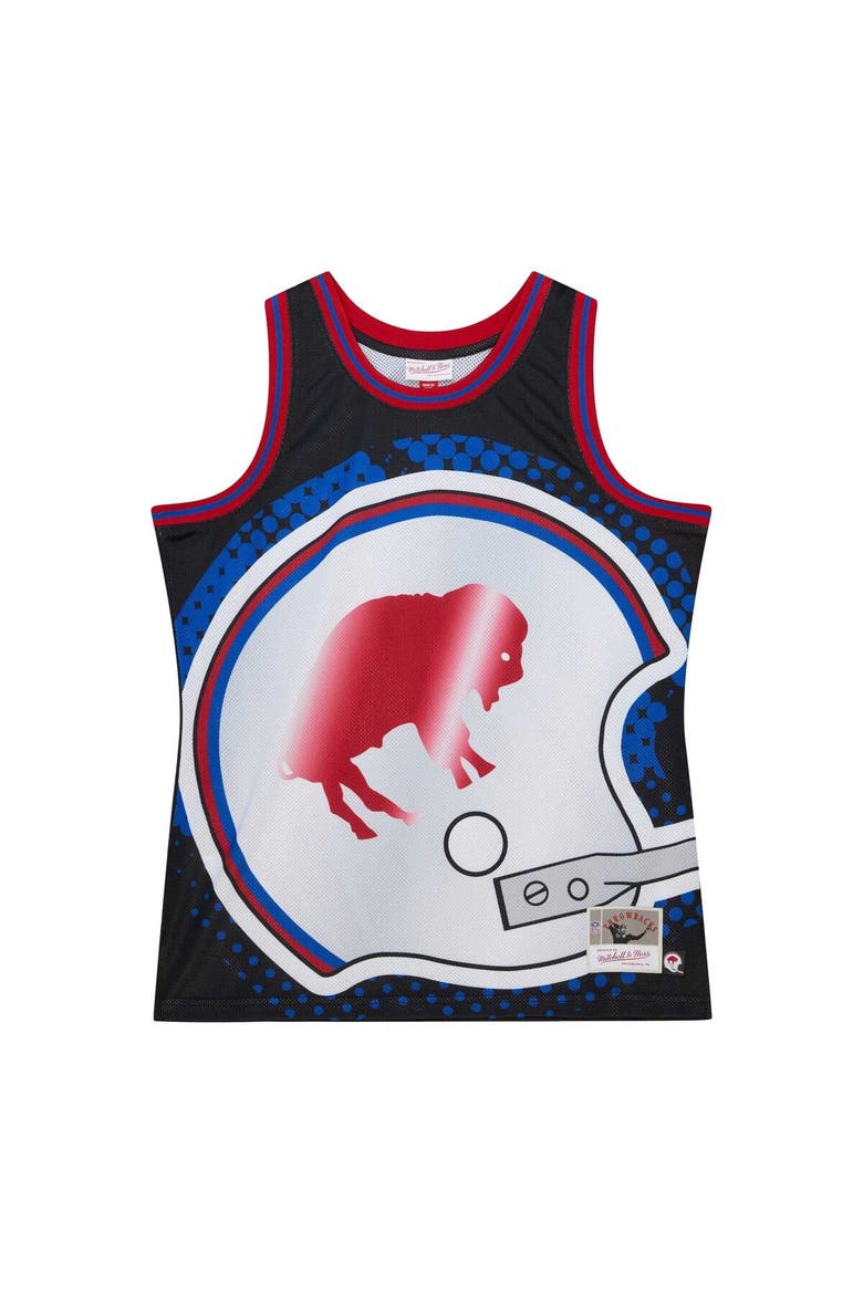 Men's Mitchell & Ness Black Buffalo Bills Big Face 7.0 Fashion Tank Top, Alternate, color, Black