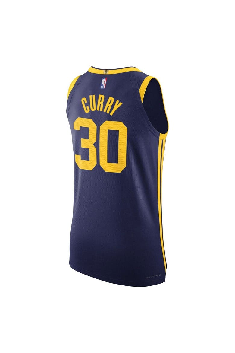 Men's Jordan Brand Stephen Curry Royal Golden State Warriors Authentic Player Jersey - Statement Edition, Alternate, color, Royal