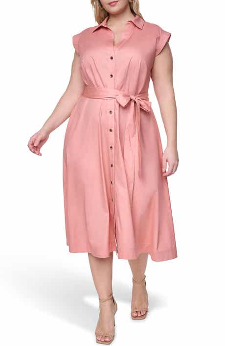 Calvin Klein Cap Sleeve Shirtdress