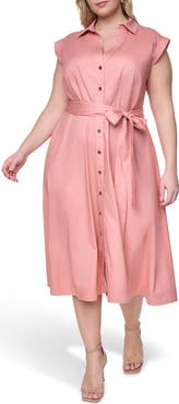 Calvin Klein Cap Sleeve Shirtdress