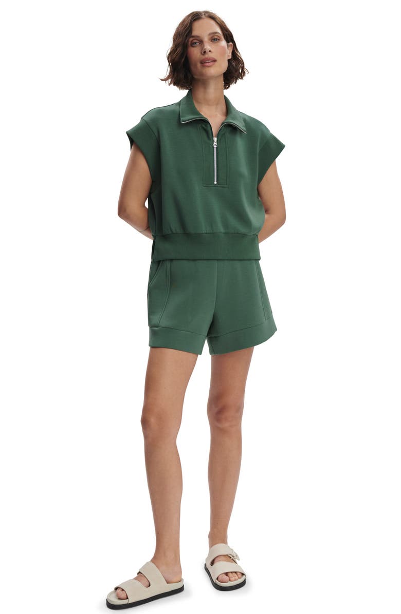 Varley Kelly Half Zip Sweatshirt, Alternate, color, Cilantro