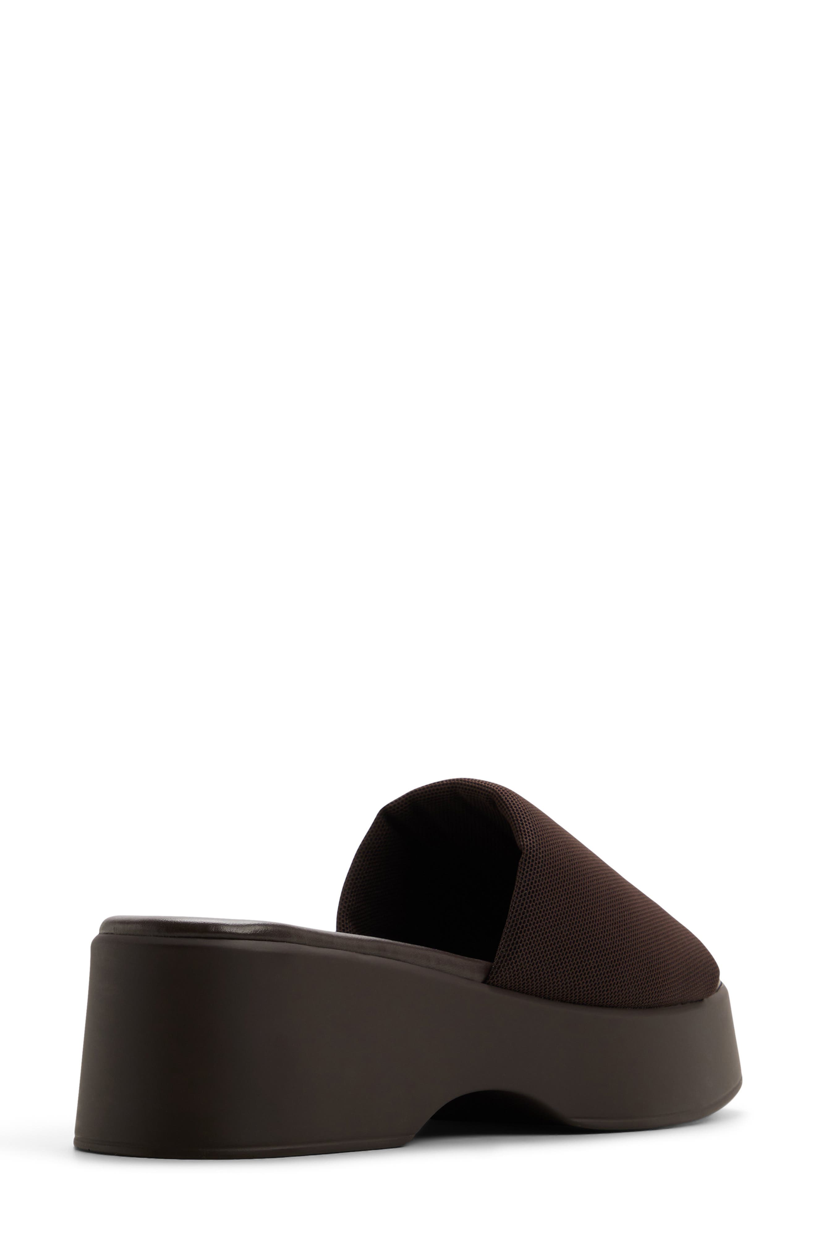 Call It Spring By Aldo Noemii Platform Slide Sandal, Alternate, color, Dark Brown