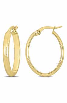 14K Gold 19mm Hoop Earrings
