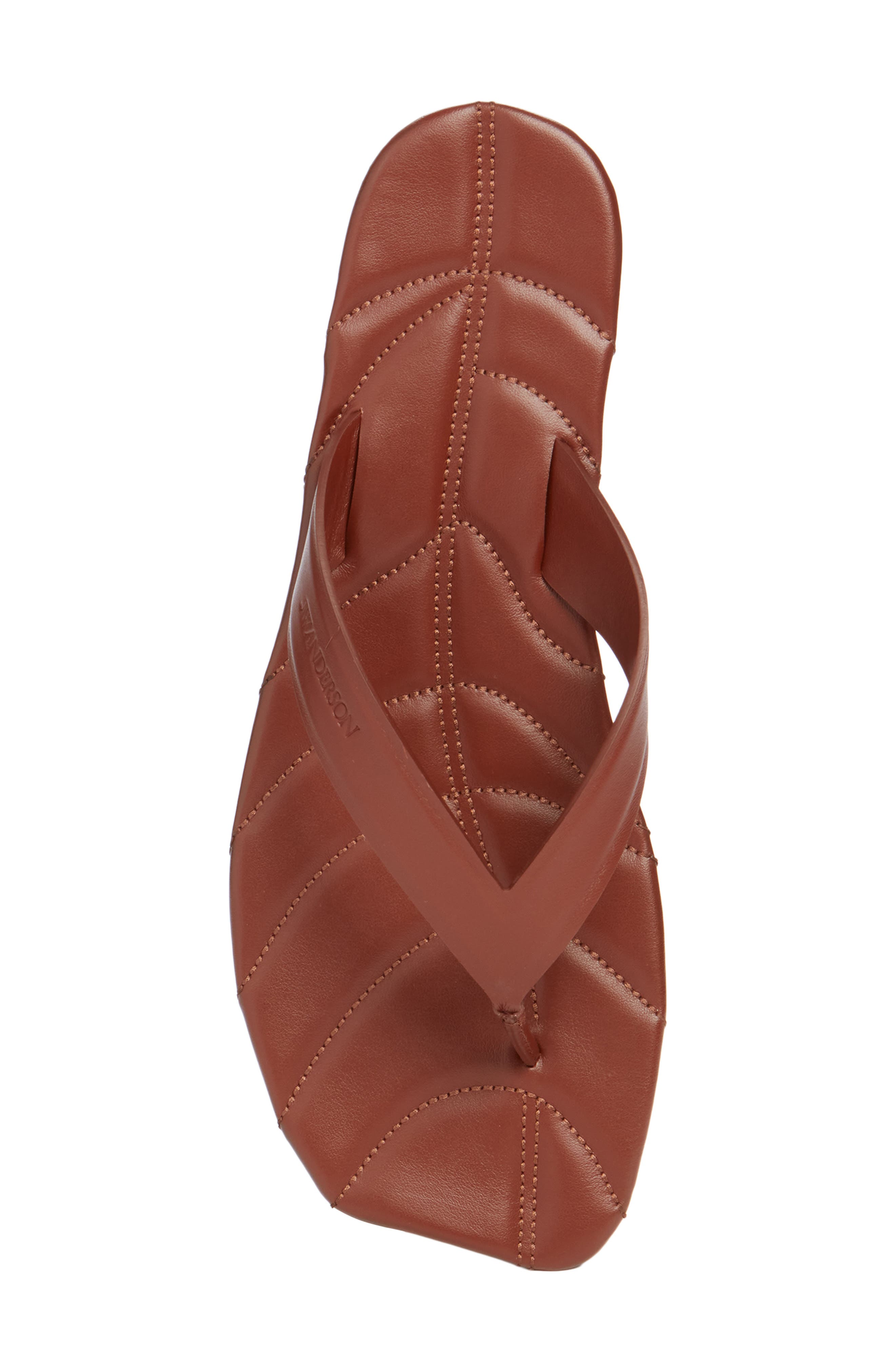 Leaf Sandal, Alternate, color, BROWN