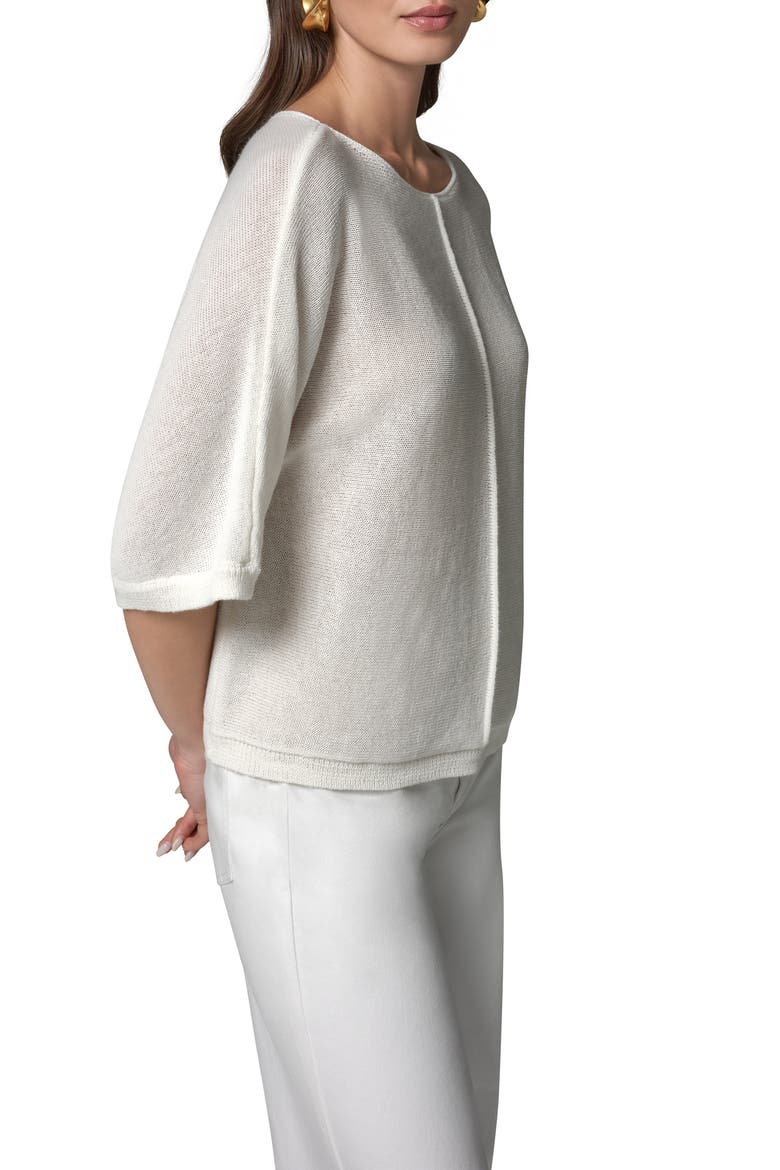 Dolman Sleeve Ballet Neck Sweater, Alternate, color, LIMONCELLO