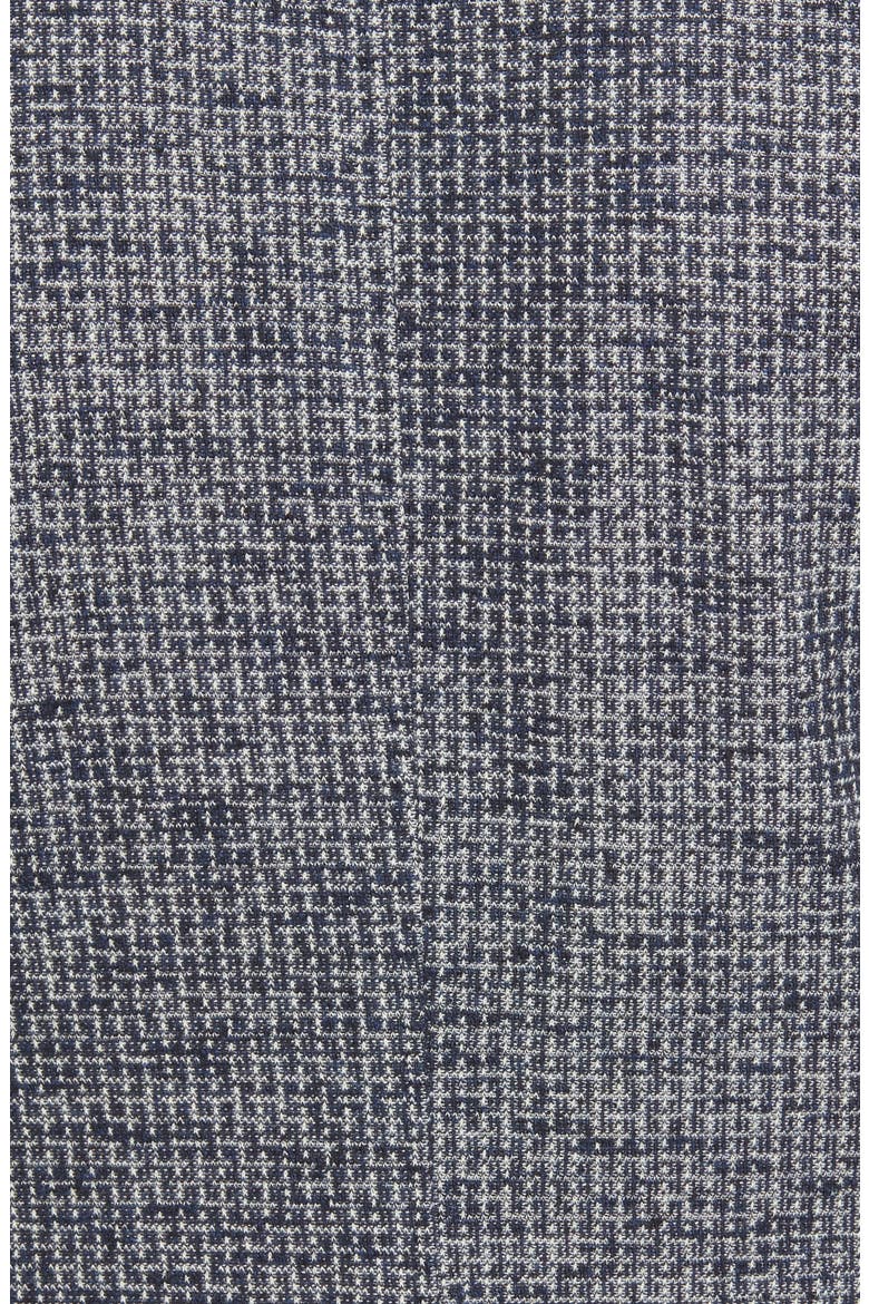 Trim Fit Bouclé Jersey Sport Coat, Alternate, color, NAVY
