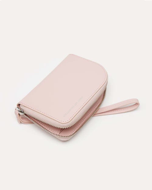 Want Les Essentiels De La Vie Want Les Essentiels Arch Smooth Leather Zip Wallet In Blush