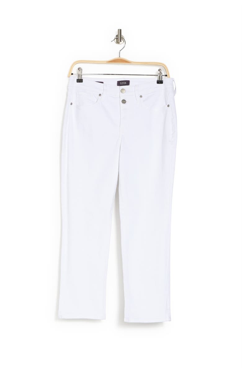 NYDJ Sheri Mock Fly Stretch Ankle Jeans, Alternate, color,